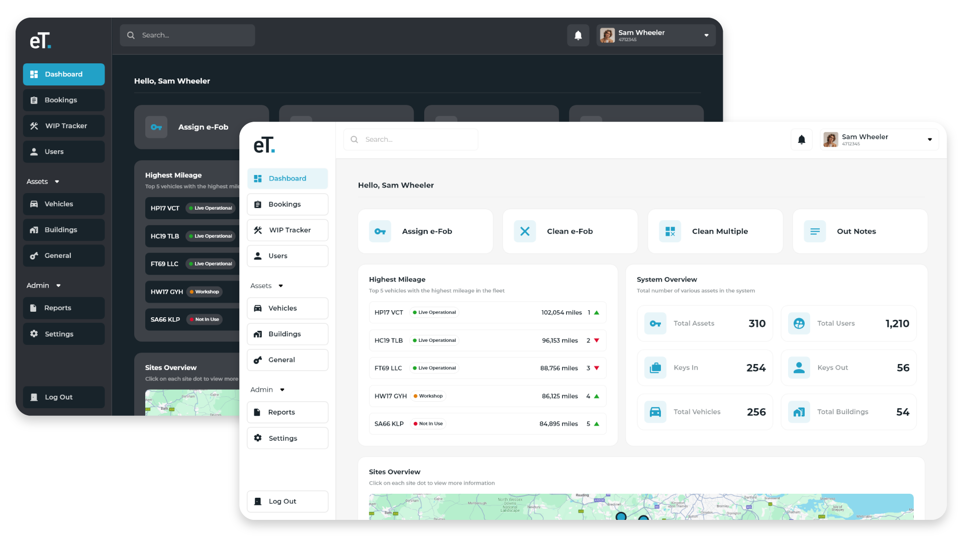 eTrack App Screenshot